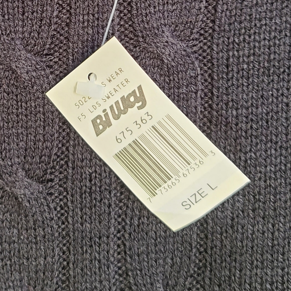 Retro Bi-Way Yarnworks Black 3/4 Sleeve Sweater Dress (BNWT) - Picture 10 of 10